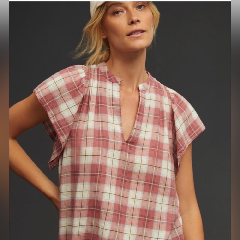 NWT Trovata Birds of Paradis size XS Brett Shirt.